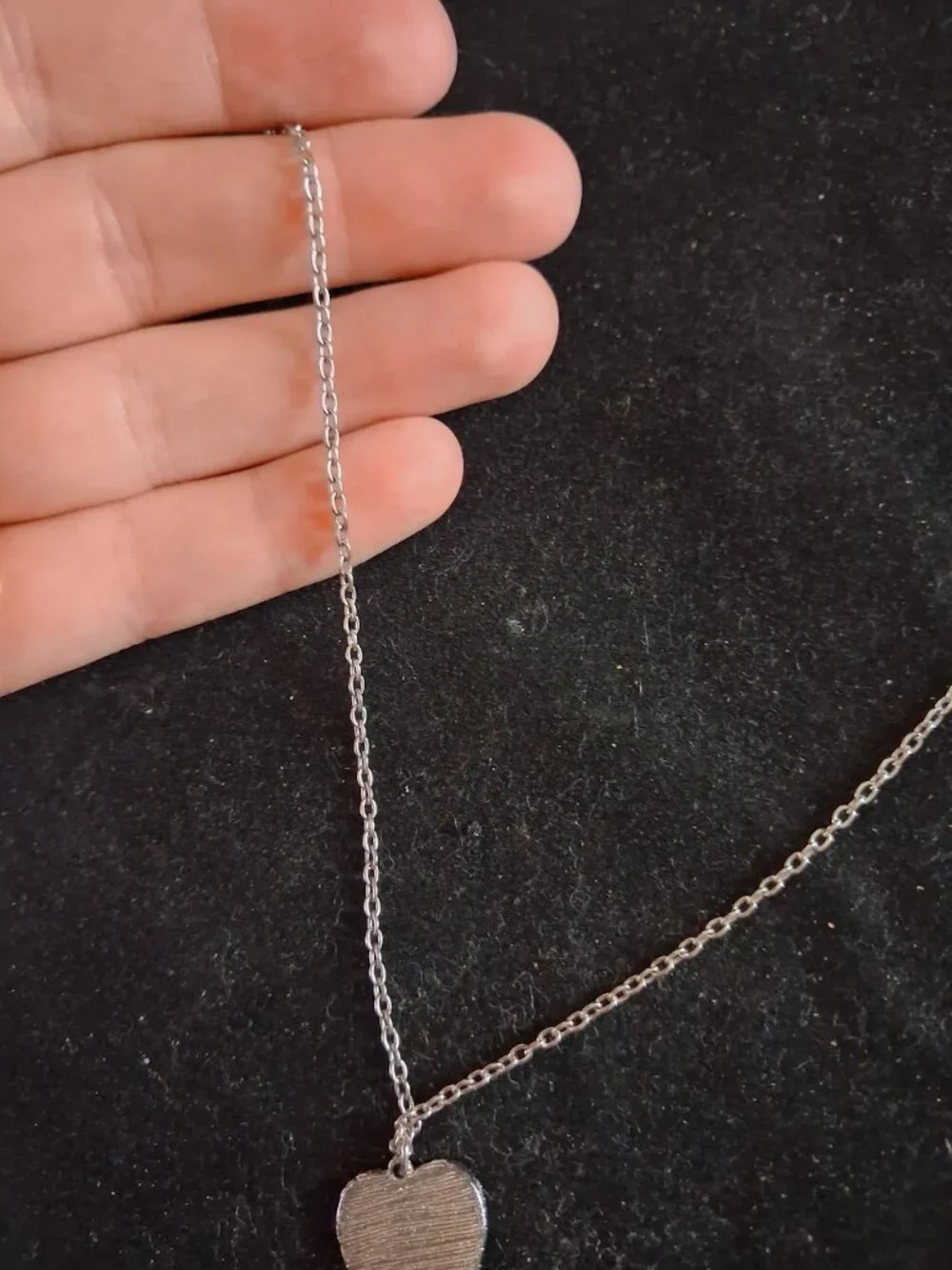 18 inch Religious Heart necklace